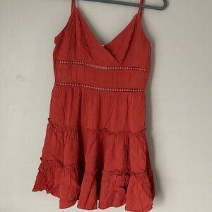 Altar'd State Red Mini Dress